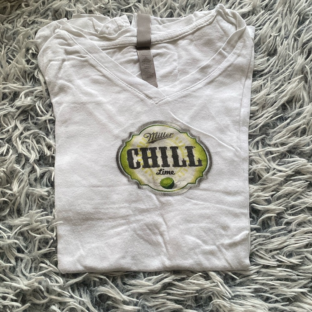 Vintage Miller Vneck Tshirt size small
